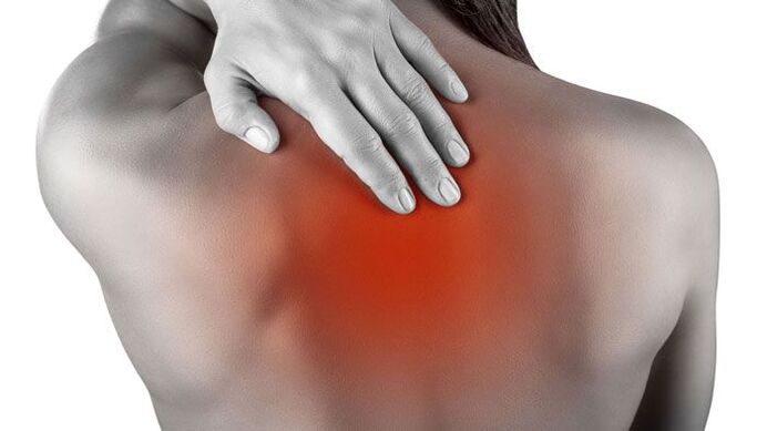 ból z powodu osteochondrozy w klatce piersiowej